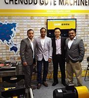 Ferro Rod Flat Bar Cutting Machine 48T/MIN di GUTE GQ40A 32*32MM 24