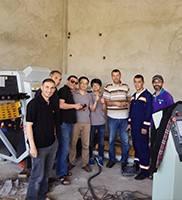 Ferro Rod Flat Bar Cutting Machine 48T/MIN di GUTE GQ40A 32*32MM 27