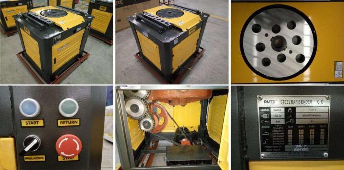 macchina piegatubi del tondo per cemento armato della piegatrice GUTE GW40A-4 di 36mm Antivari d'acciaio 1