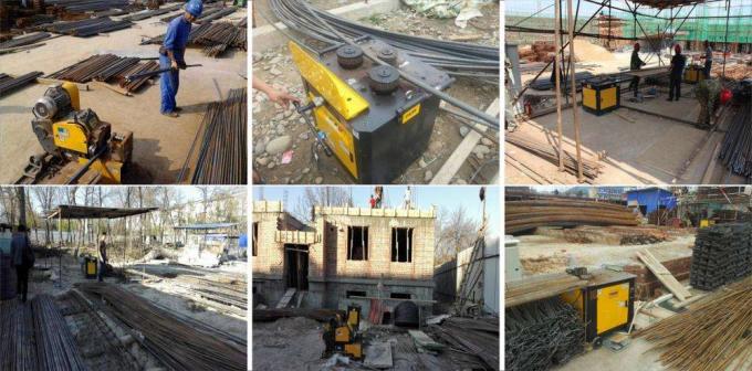 macchina piegatubi del tondo per cemento armato della piegatrice GUTE GW40A-4 di 36mm Antivari d'acciaio 4