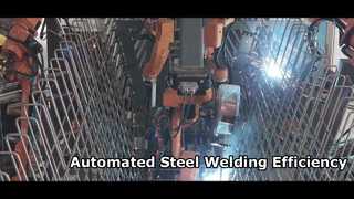 Linea di produzione di saldatura automatizzata a ponte