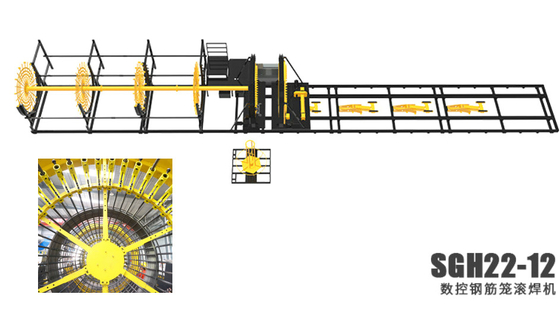 comprare Saldatrice automatica della gabbia del mucchio 15T 2.8m/Min High Dimensional Accuracy online manufacture