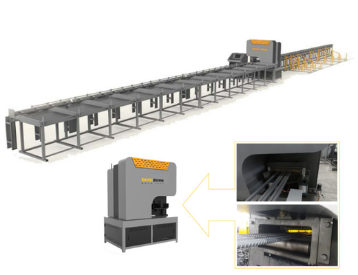comprare Controllo CNC PLC Linea automatica di taglio di armatura 100 tonnellate online manufacture