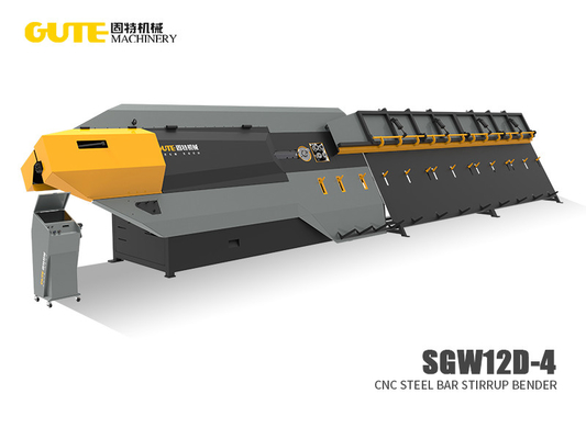 qualità 5-12mm Bar di bobina in acciaio CNC Stirrup Bending Machine SGW12D-4 fabbrica