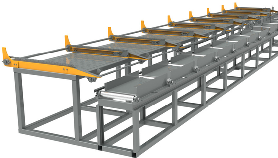 comprare linea tagliatrice automatica di CNC 12m del taglio del tondo per cemento armato di 50mm online manufacture