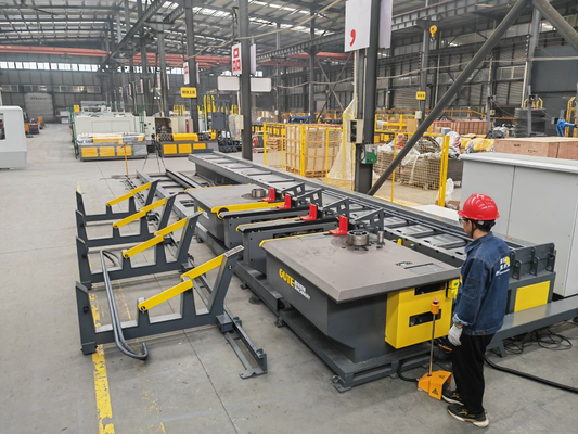 Buon prezzo America standard CSA/UL Certificato CNC Rebar Double Head Fending machine HB45 in linea